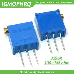 10pcs 3296 3296X series resistanceohm Trimpot Trimmer Potentiometer  1K 2K 5K 10K 20K 50K 100K 200K 500K 1M ohm  100R 200R 500R