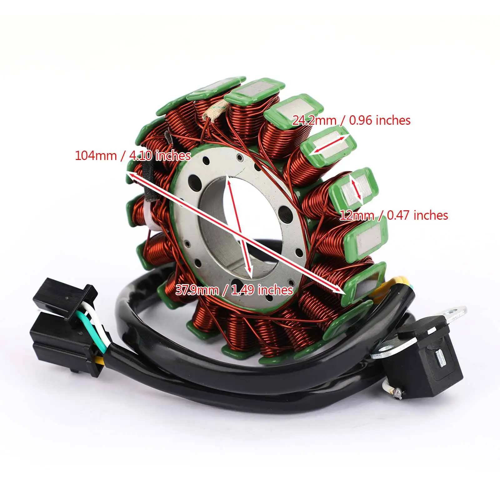 Areyourshop Generator Stator Rotor Coil Fit for Cagiva V Raptor 650 / Raptor 650 ie 2001-2007 800097534 8000A6549 Motor Parts