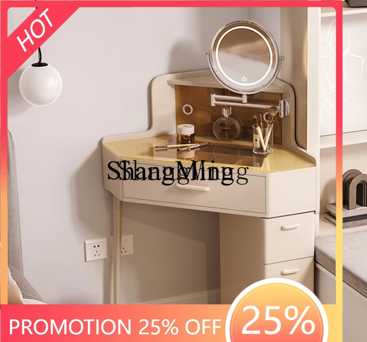 

FGgood-looking corner dresser bedroom corner triangle makeup table small modern simple ultra-narrow small apartment