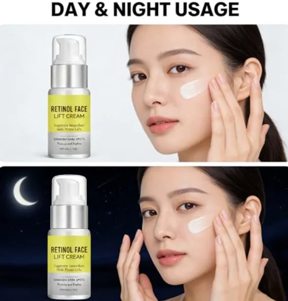 50g Instant Firm Cream Korea Collagen Retinol Face Lift Cream Smooth Skin Moisturizer For Face Neck Retinol Diminish Dark Spots