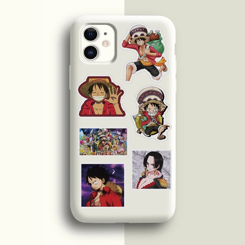 100pcs Anime One Piece Luffy Cartoon Graffiti Stickers Phone Guitar Laptop Notebook Suitcase Waterproof Sticker Kids Toy