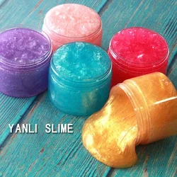 Slime Charm Set for Kid New Pearl Sparkling Fairy Air Crystal Mud Color Clay Toy DIY Puzzle and Stress Relief Children's Toy