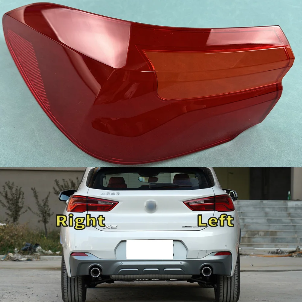 For BMW X2 2020-2023 Accessories Rear Outside Taillight Shell Tail Lamp Cover Brake Lights Mask Replace The Original Lampshade