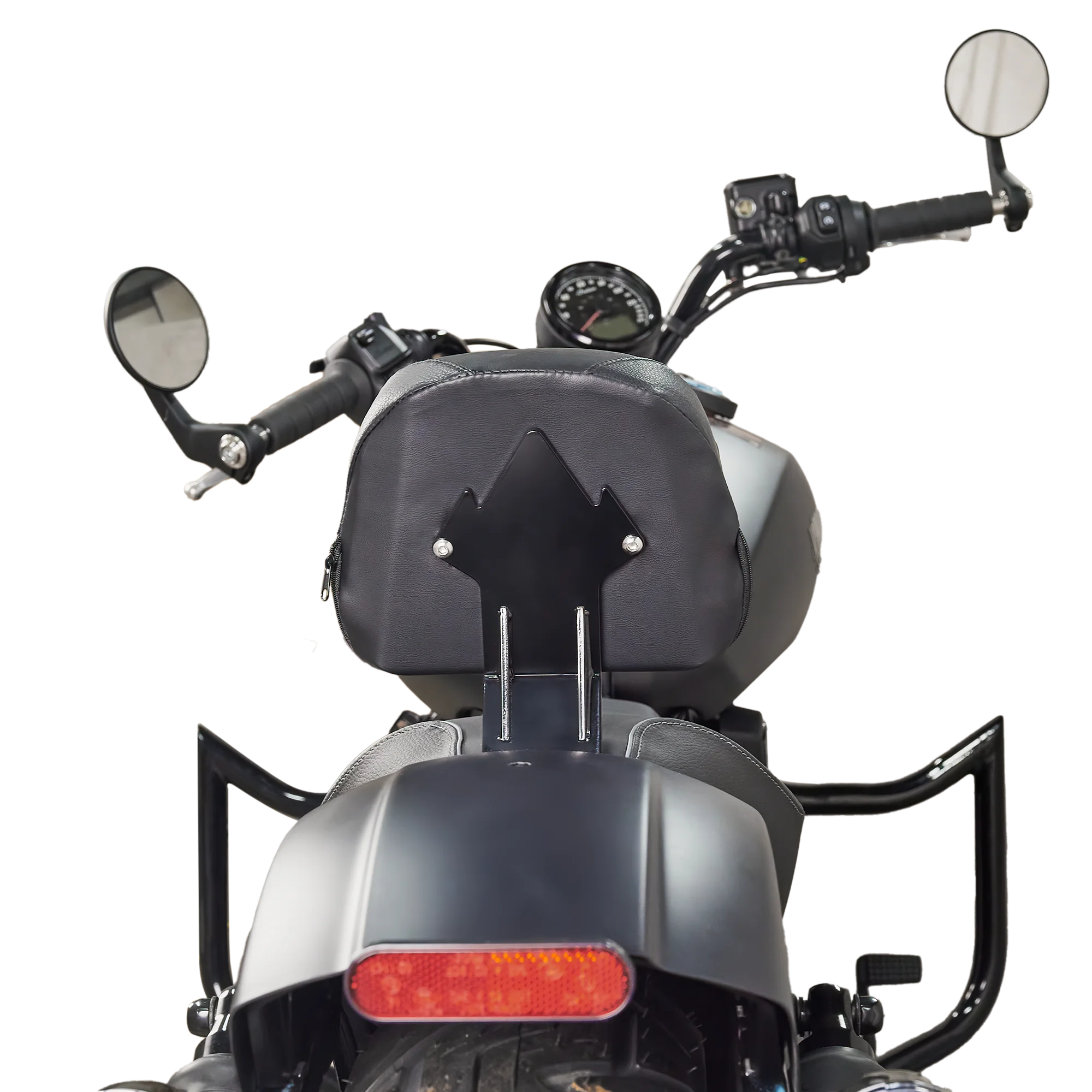 

Front Driver Backrest with Thick Cushion Pad for Indian Scout Sixty Bobber Classic - Fits Solo Seat 2025+ Models, Rider Back