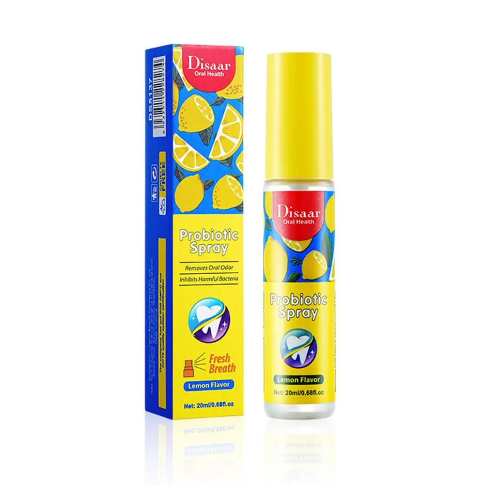 20Ml Ademverfrisser Spray Citroendruif Mint Smaak Artefact Vrouwelijk Draagbare Adem Kussen Mond Spray Reinigingsspray