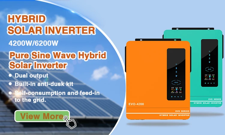 Anern 4KW 6KW Off-Grid Hybrid Solar Inverter For Home Solar System Integration