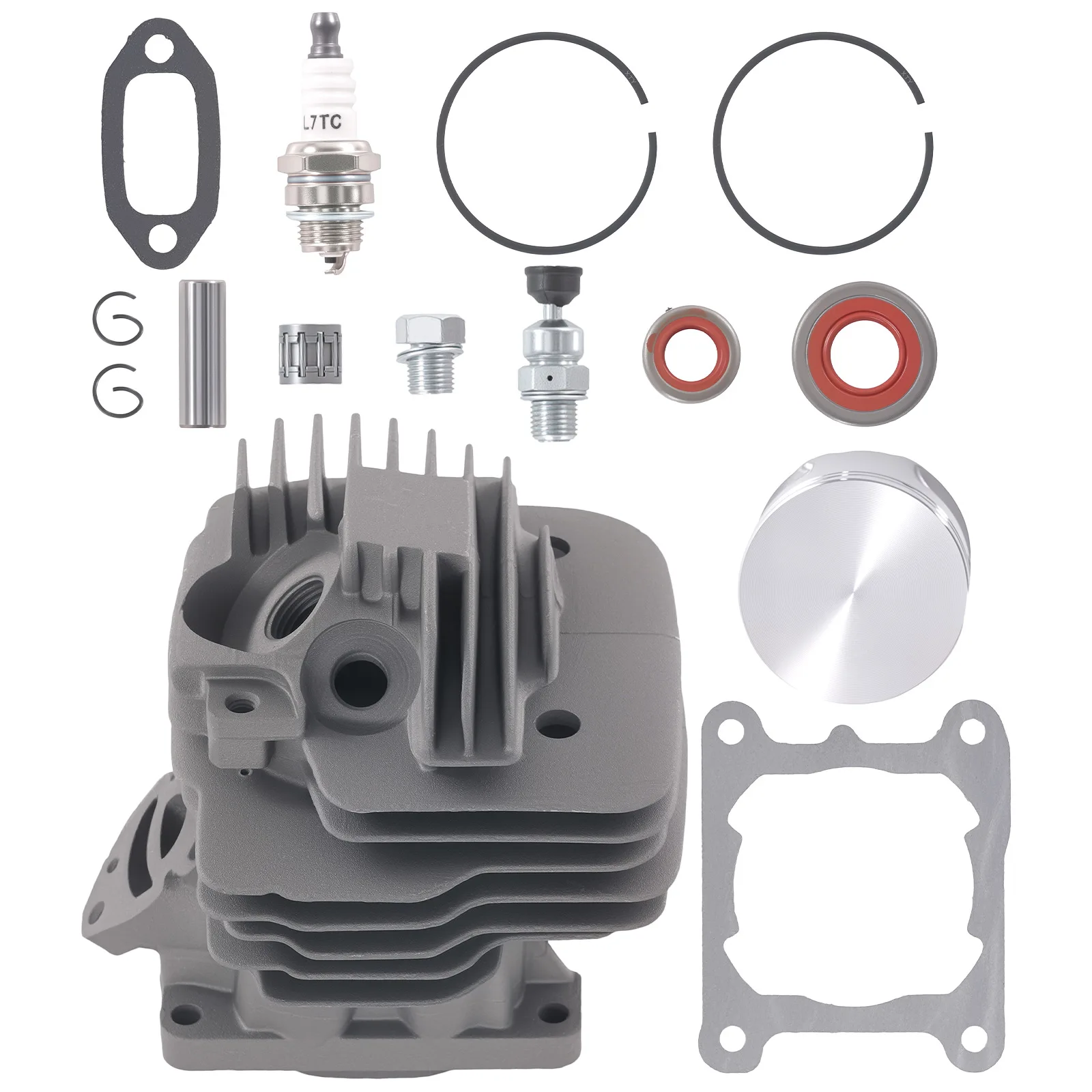 44.7mm Piston Gasket Kit for STIHL MS261 1141 020 1202 Cylinder Rebuild for 11410292302