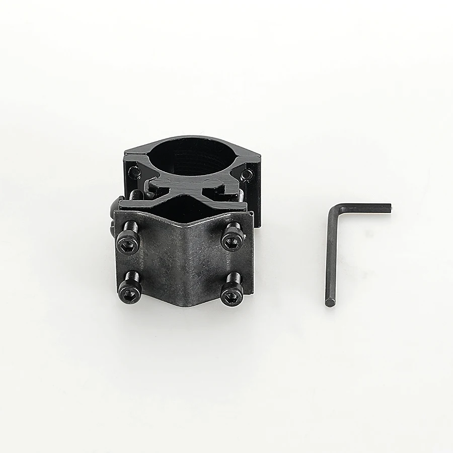 مشبك تكتيكي تركيب عالمي قوس مصباح يدوي مشبك إضاءة مصباح يدوي تكتيكي شعلة ليزر قوس 25 مللي متر حلقة 20 مللي متر السكك الحديدية