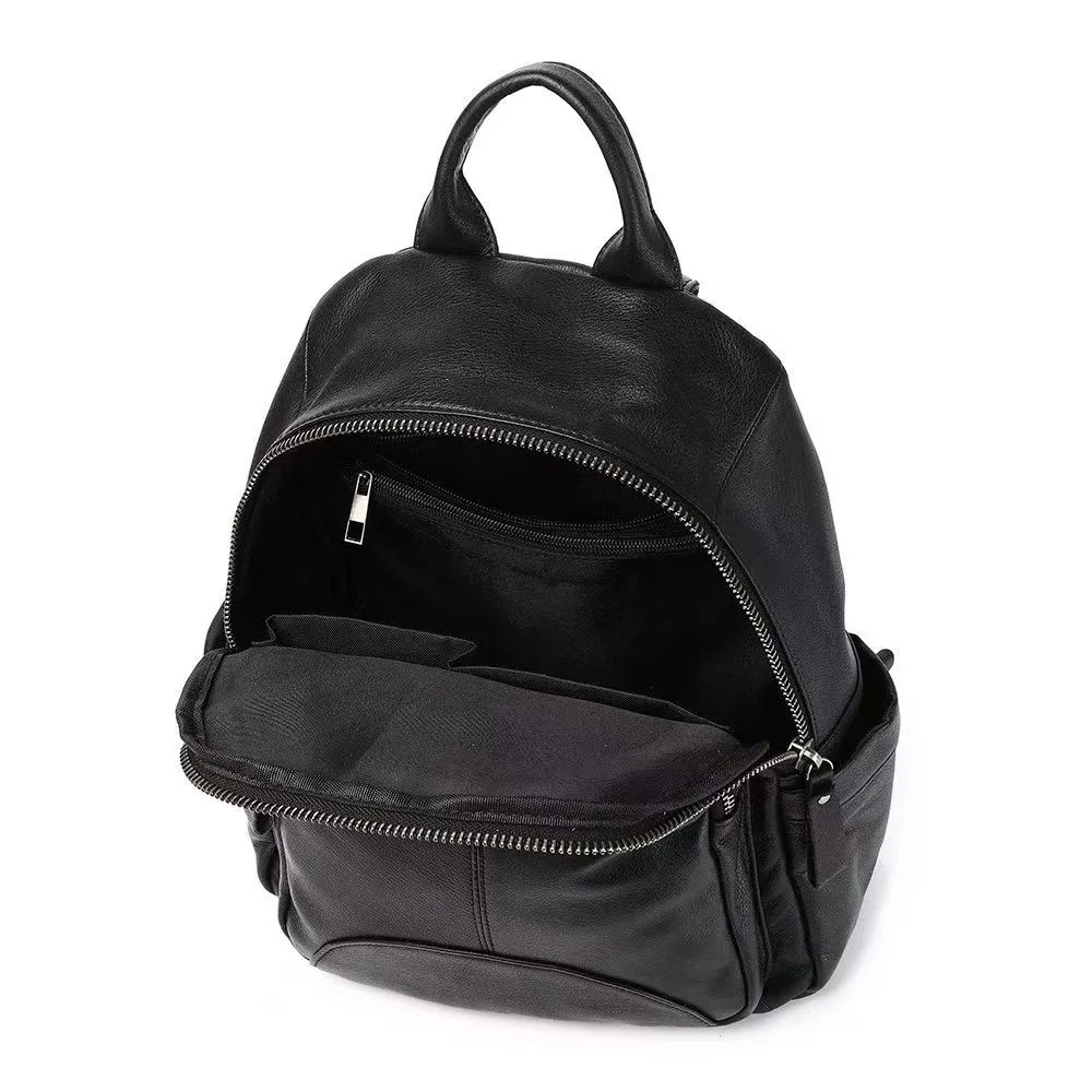Vintage Women Genuine Leather Backpack Casual Daily Dayback Large Capacity Travel Shool Bag 2026 New - view 6