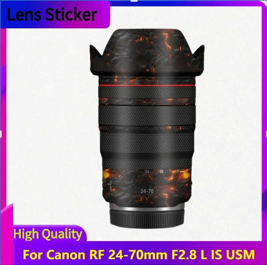 

Для Canon RF 24-70 мм F2.8 L IS USM наклейка на объектив защитная наклейка на кожу виниловая пленка защитная пленка от царапин RF24-70 F2.8L