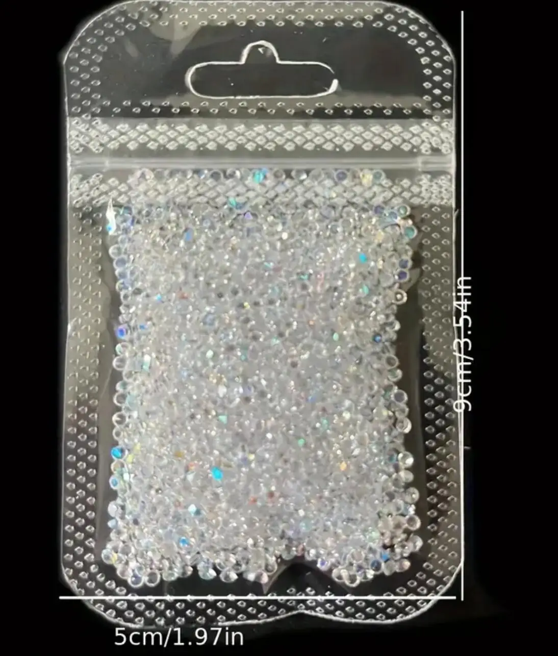 1 saco Aprox.1400 pçs mini prego strass micro 1.2mm prego areia pixie cristais iridescente ab bling pequenas contas de açúcar encantos do prego *