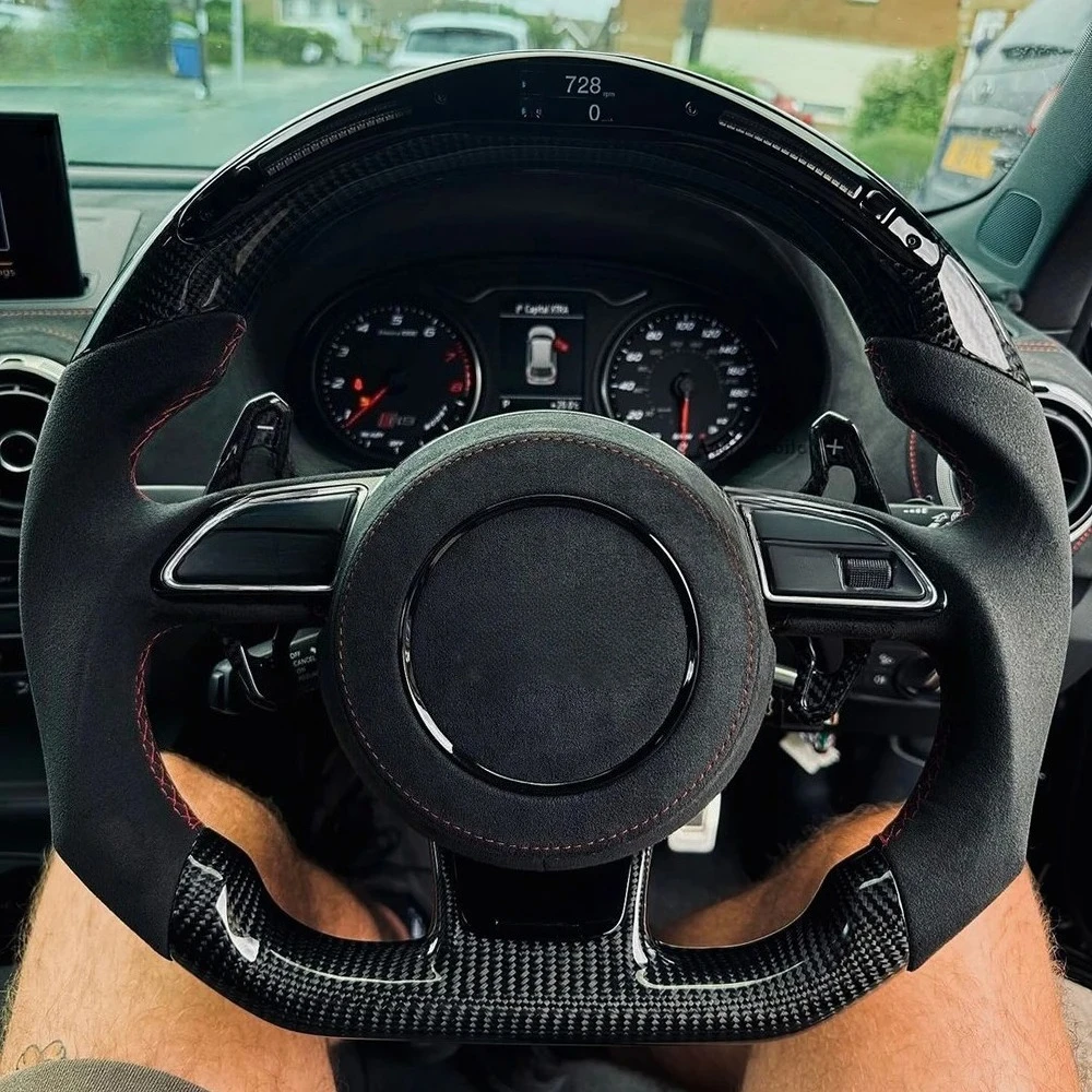 

Custom Racing Steering Wheel for RS/S/A Series RS3 RS5 RS7 A4 A5