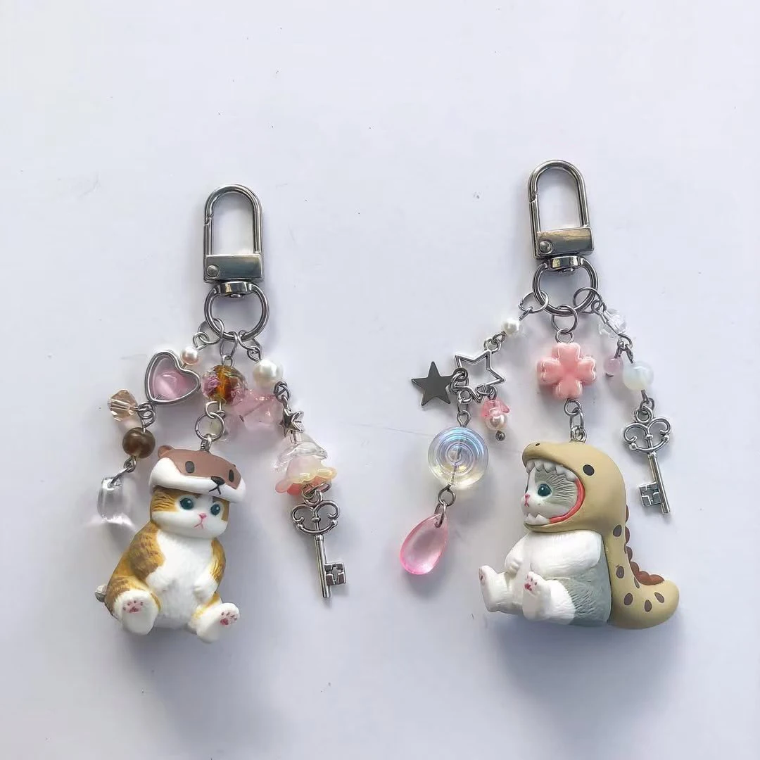 لطيف القط الحيوان mofusand سلاسل المفاتيح #3