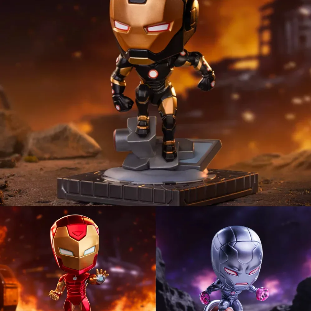 

POP MART Marvel Iron Man Chronicle Series Blind Box Collectible Action Figure Desktop Ornament Birthday Gift for Fans Collectors