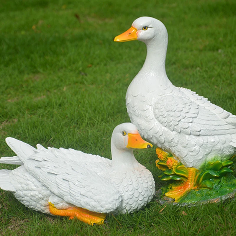 

Resin Garden Statue Super Cute Sculpture Outdoor Yard Decoration Pond Lawn Ornament Best statue gift