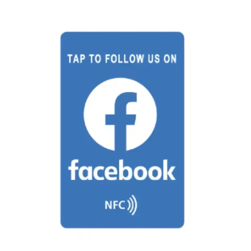 13,56 MHz programmeerbaar acryl met zelfklevende achterkant NFC-tafelsticker Diameter 10 cm Google beoordelingen NFC-sticker NFC 215