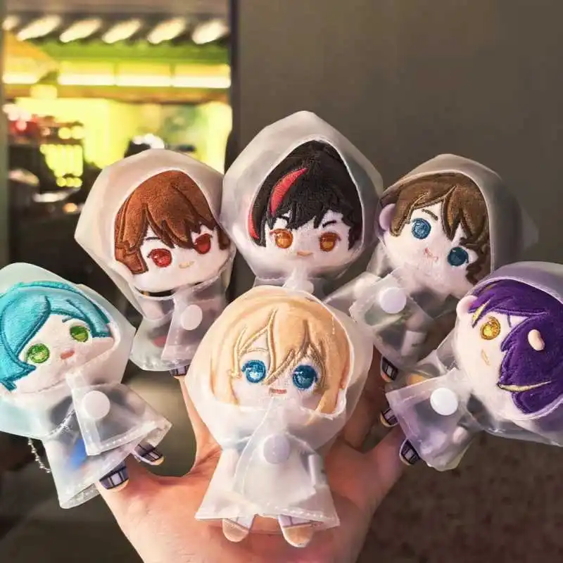 

Ensemble Stars!! 2 Raincoat Style Soft Plush Finger Puppet Keychain Bag Pendant Cute Plush Doll Game Collectible Doll Toy Gifts
