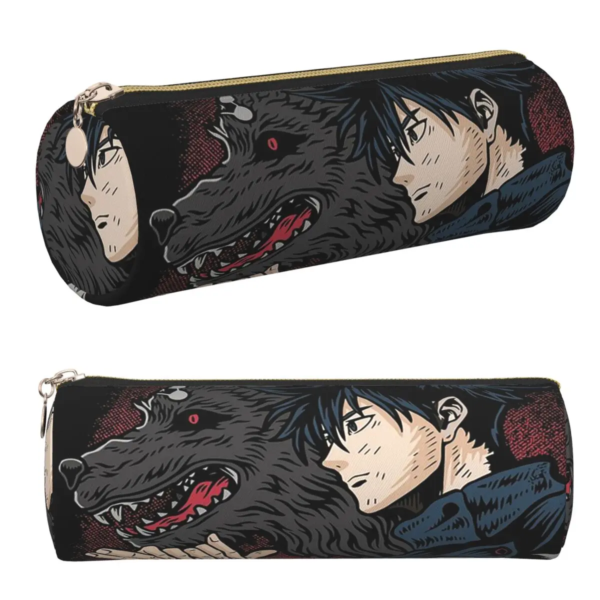 Jujutsu Kaisen Anime Satoru Yuuji Nobara Megumi Sukuna Federmäppchen Stifthalter Zylinder-Stiftebox Federtasche für Jungen Mädchen Schule