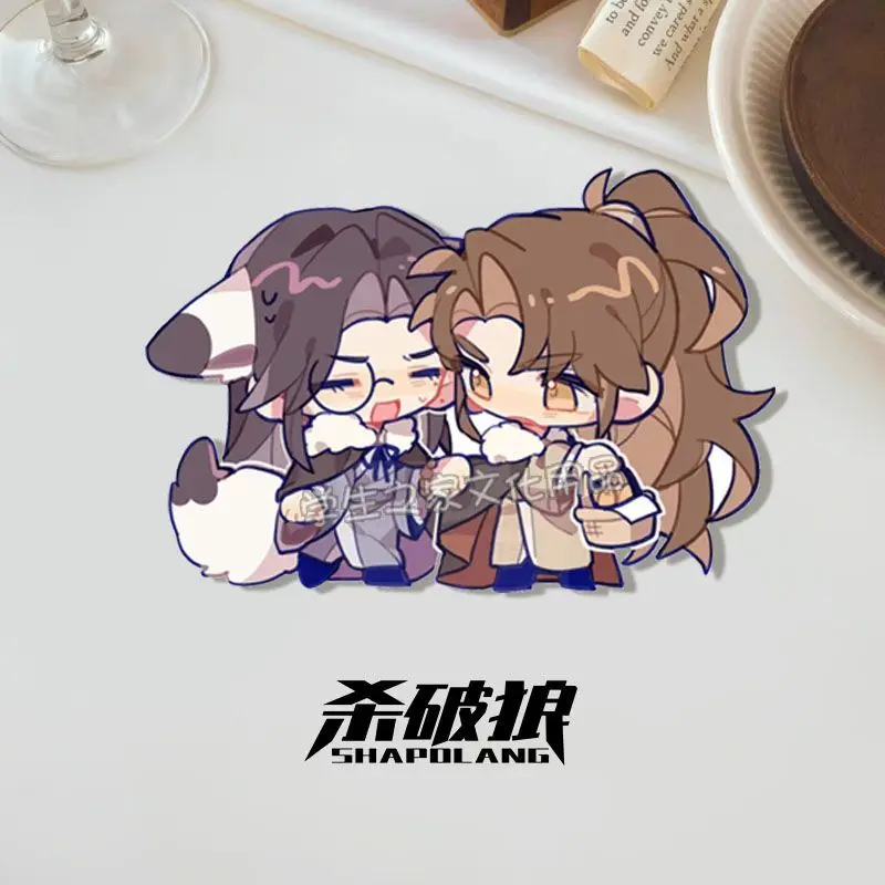 Anime Game Sha Po Lang Gu Yun Chang Geng Kawaii Acrylic Badges Pin Cosplay Mini Brooch Lapel Pins Backpack Decor Props Gift Bag