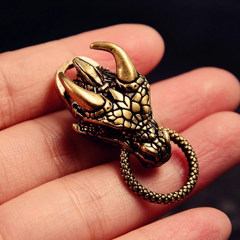 

PXPB Уникальный китайский драконский металлический кулон для бусин для Paracord и Diy Entusists Jewelry Make Paracord Bead