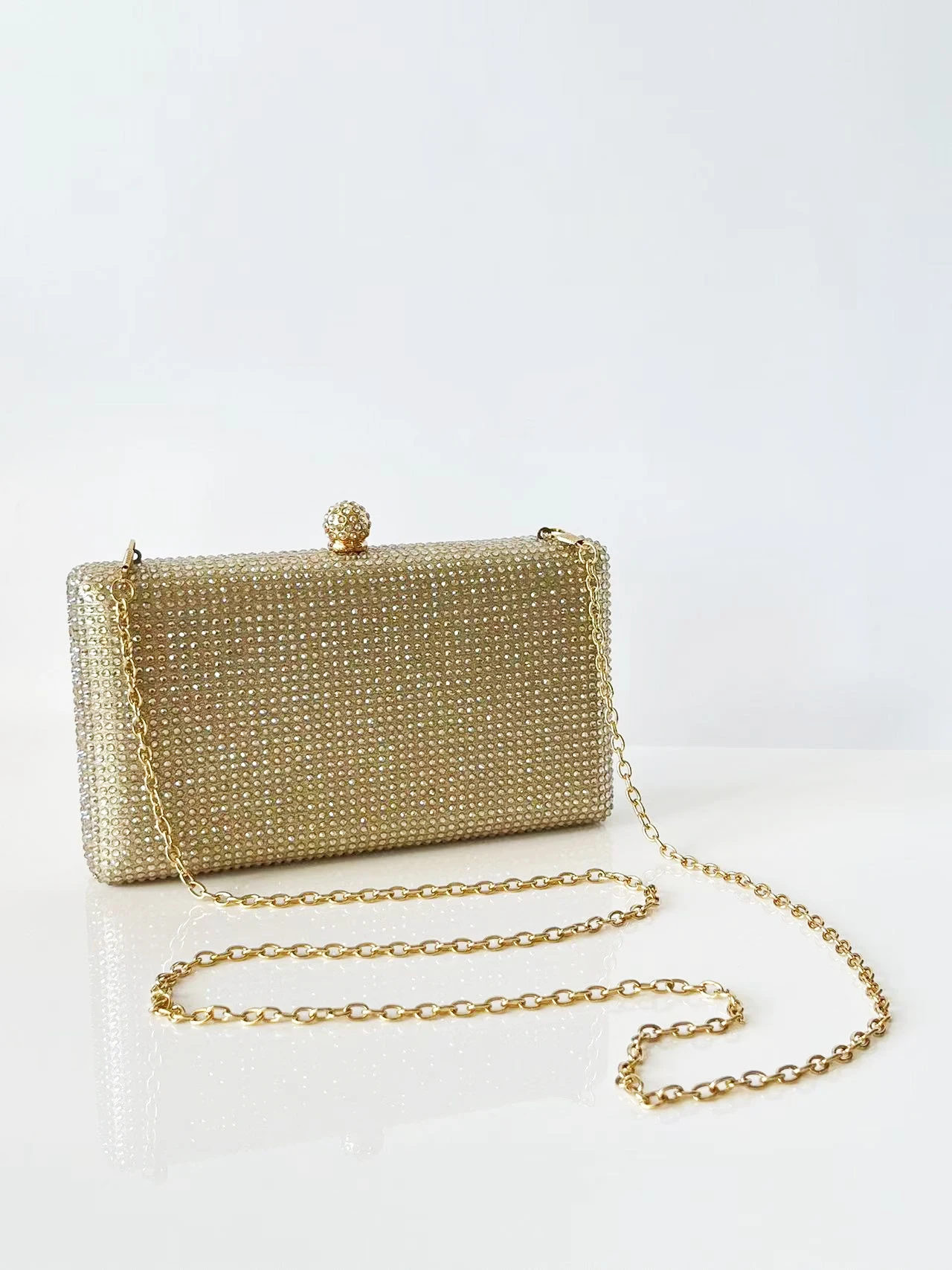 @Women Party Dinner Bag Glitter Rhinestone Cocktail Party Bag Fashionable and Exquisite Clutch Bag Handbag Evening Bag