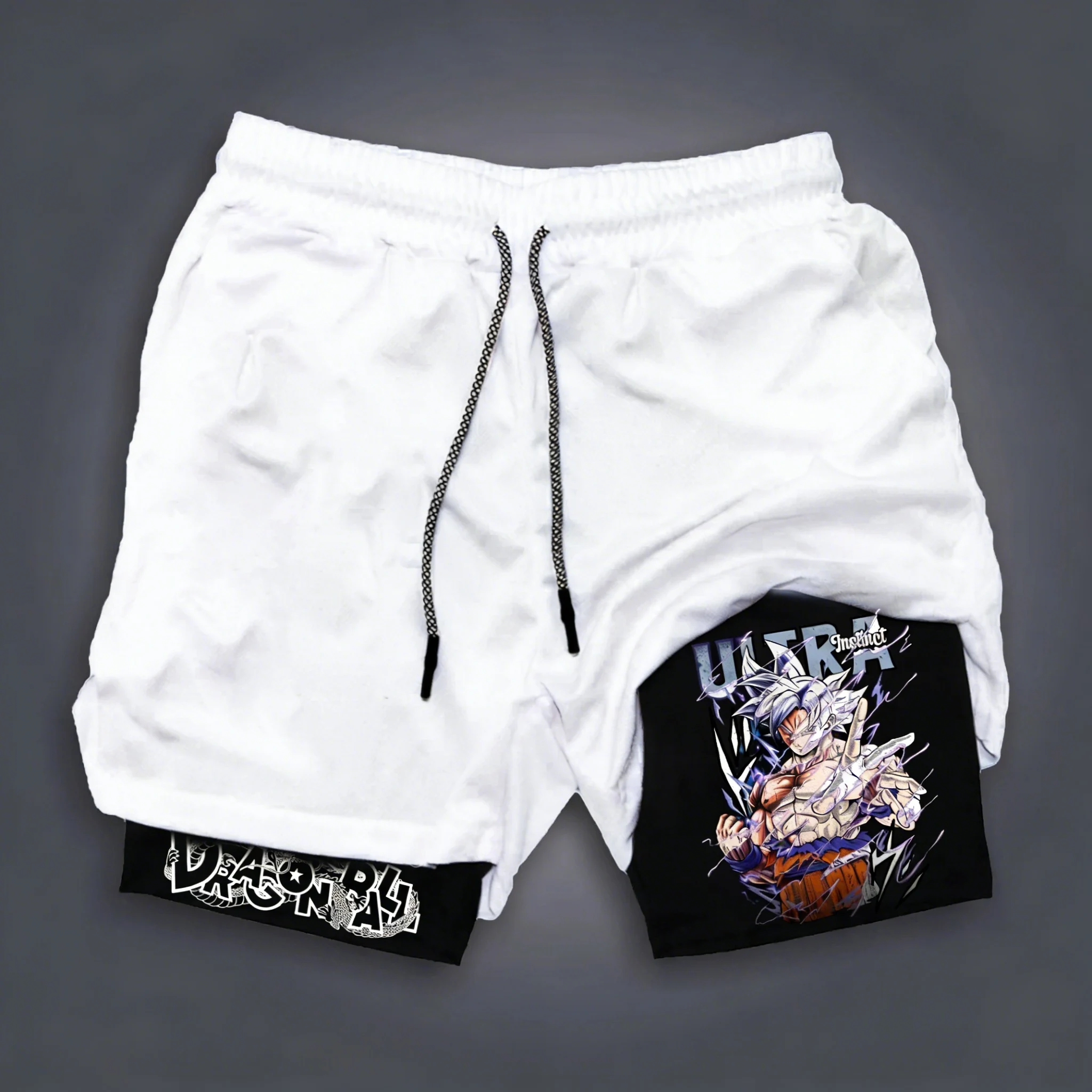 

Son Goku Dragon Ball Summer Men's Bot Fitness 2026 Double-Layer Replica Two-Piece Loose-Fit Training Running Shorts Casual Pants