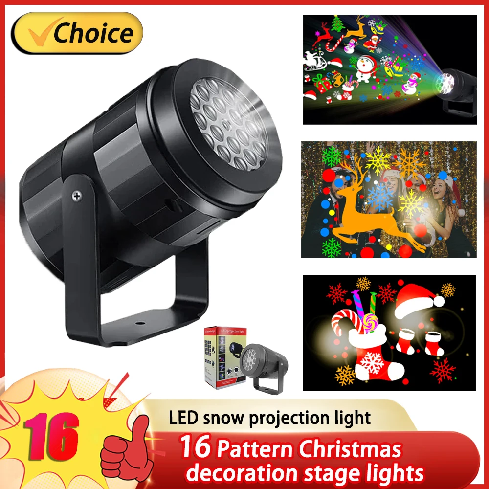 أضواء العرض الدوارة لغرفة نوم الأطفال ، ومصابيح ليد ، وسقف الكريسماس ، والمنزل المسرحي ، وهدايا الأطفال ، 4 وات ، 1 وات ، 2 ، 16 ، زينت