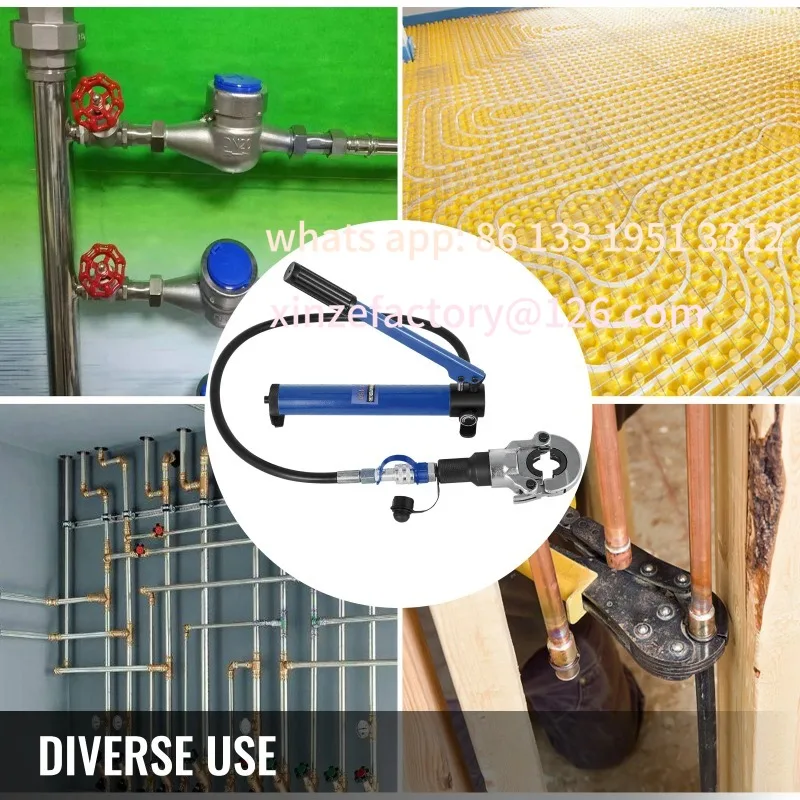 

Customizable Pliers U/V/TH-Shaped Jaws Copper Stainless Steel Tube Radial Press C SucceBuy Separable Hydraulic PEX Pipe Crimping