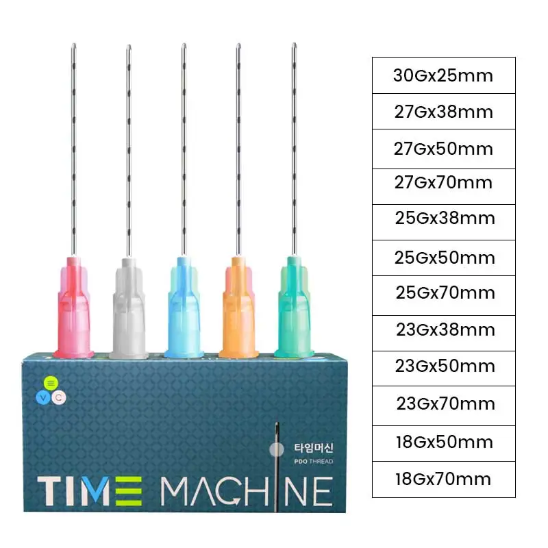 22G 23G 25G 27G 38mm/50mm/70mm Mikrokaniula z tępczą końcówką do wypełniacza Derma Koreańska jednorazowa sterylna bardzo cienka igła z tępcem