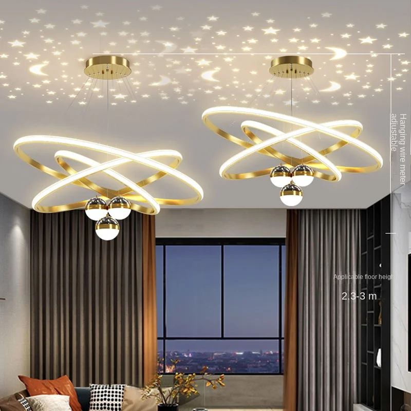 Simple Chandelier Modern Lighting Ceiling Lamp Celebrity Luxury Nordic Chandelier with Dining Room Luminaria Home Decor