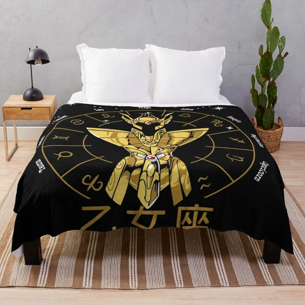 

VIRGO CLOTH - SHAKA GOLD CLOTH SAINT SEIYA Throw Blanket Decorative Blanket