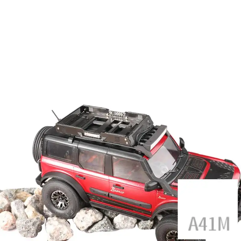 

Металлический багажник на крышу с крепежной рейкой для TRAXXAS TRX4M 1/18 RC Crawler, аксессуары для обновления автомобиля-AM