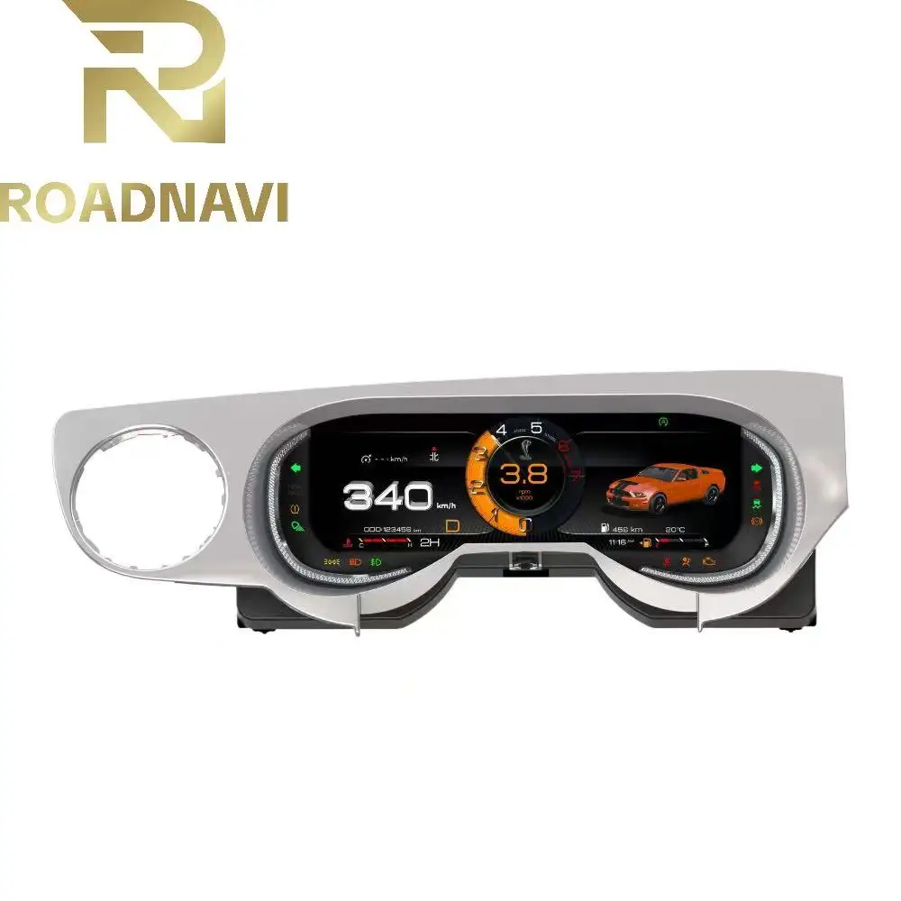 

RoadNavi High-Quality Full LCD Virtual Cockpit for Mustang 2005-2015 | Digital Instrument Cluster