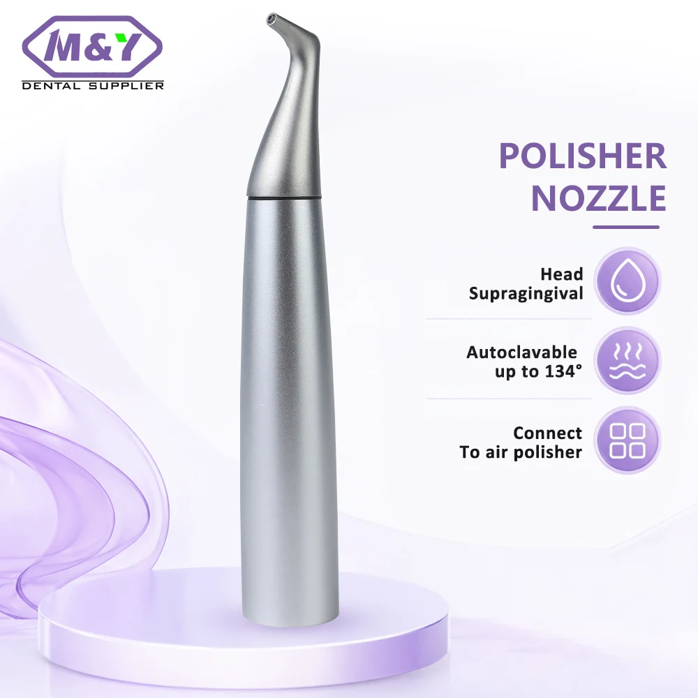 Dental Supragingival Air Polisher Handpiece Compatible with E*M*S Benchtop Air Polisher Handpiece for Cleaning Stains from Teeth
