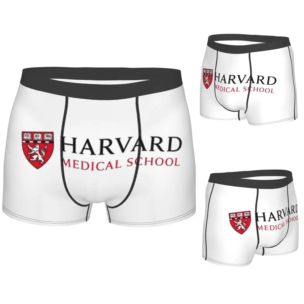 

Трусы-боксеры, шорты Harvard, медицинские школьные трусы, мужское мягкое нижнее белье для Homme, мужской подарок бойфренду