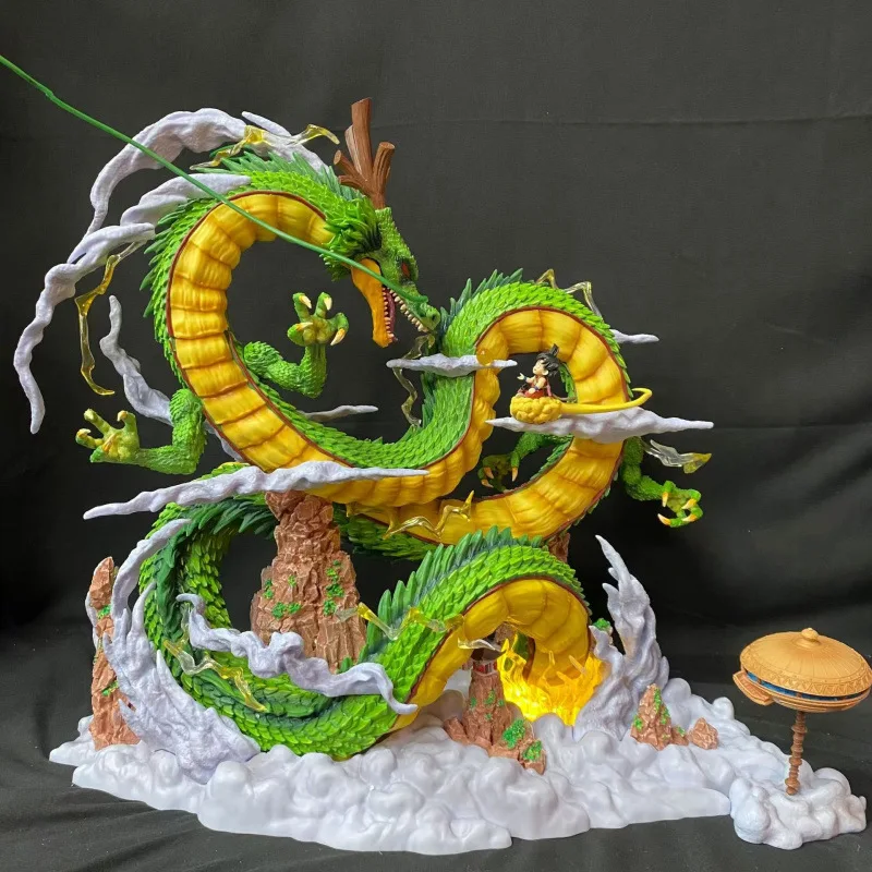 Anime Dragon Ball Z Figure Son Goku Wish Dragon Shenron Action Figure Pvc Model Statue Collection Desktop Decoration Toys