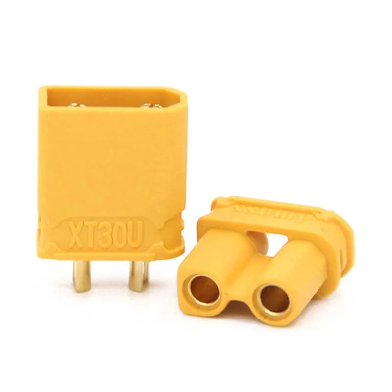 10PCS Amass XT30U Connector, Lithium-Ion Battery Connector, RC Motor Connector, Energy Storage