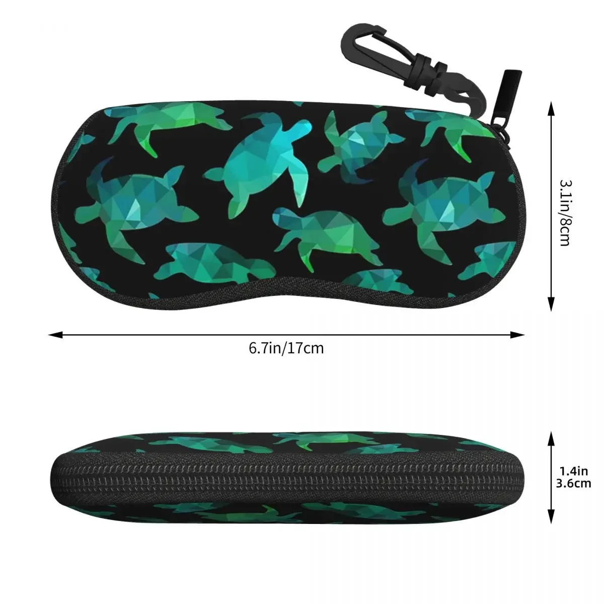 Cute Turtle Shell Glasses Case Portable Sunglasses Box Women Men Soft Eyeglass Bag Pouch