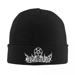 Thy Art Is Murder Logo Knit Hat Beanie Winter Hats Warm Unisex Street Vintage Deathcore Band Caps for Men Women