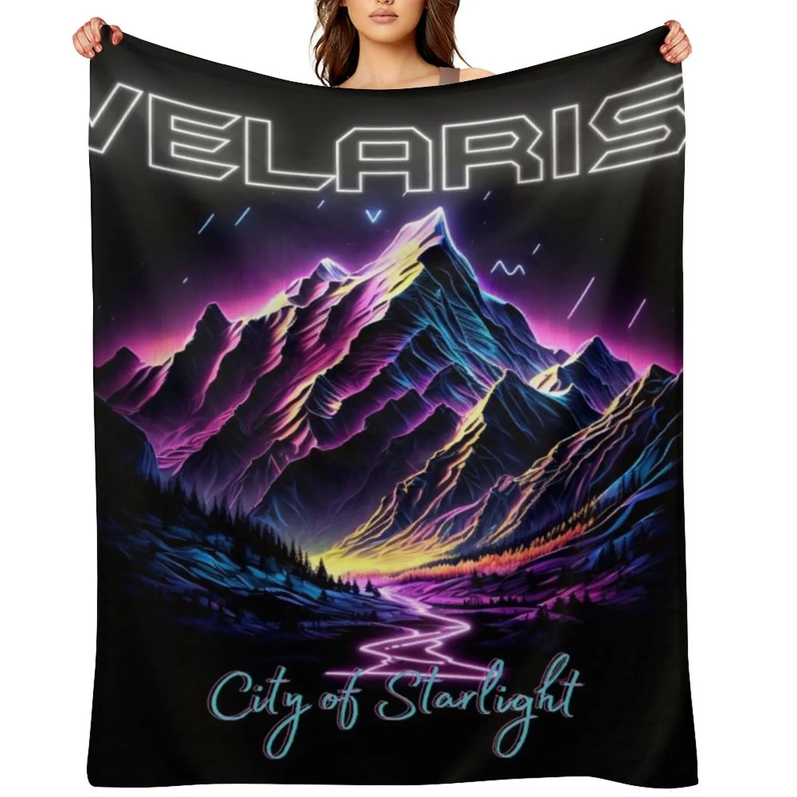 

Velaris City of Starlight Throw Blanket Fashion Sofas For Baby Luxury St Plush Blankets