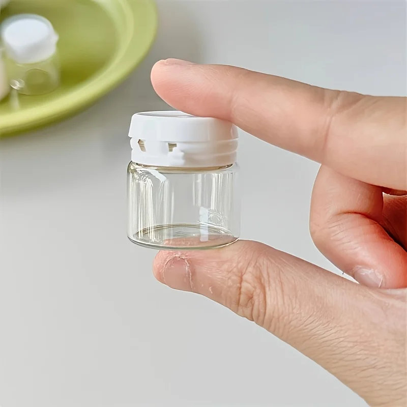 

8pcs Travel Bottle For Makeup Remover & Lotion, Portable Dispenser With Flip-Top Essence Bottled Separately Mini Cosmetic