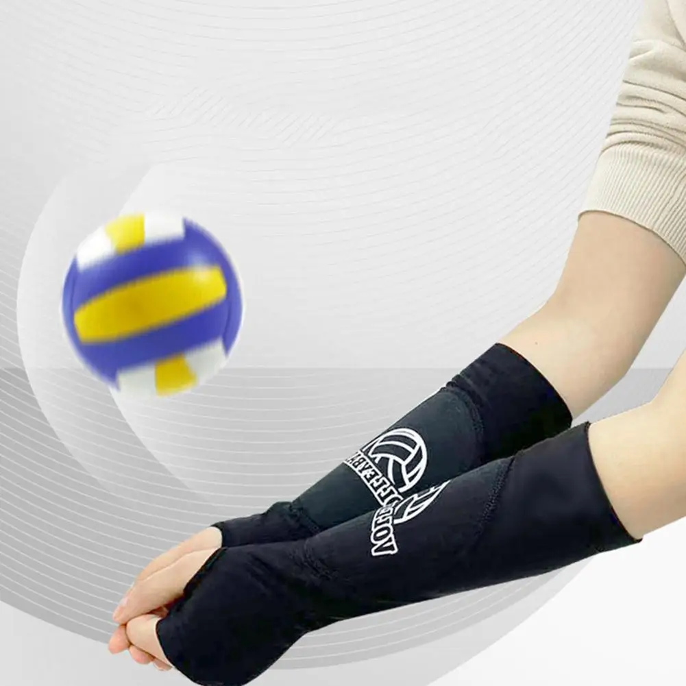 Basketball Tennis Volleyball Arm Protector Women's Breathable Pressure Arm Sponge Test Anti-collision Finger Training Sleev A2N2