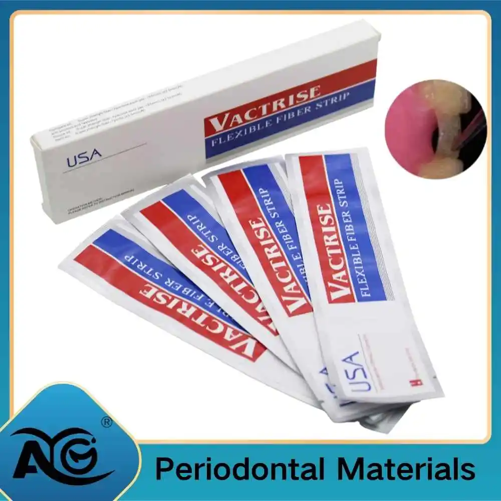 AG 2/4Pcs Dental Material Flexible Fiber Strip Glass Splint Loose Tooth Fixation Strips Light Cure Bonding Orthodontic Retainers