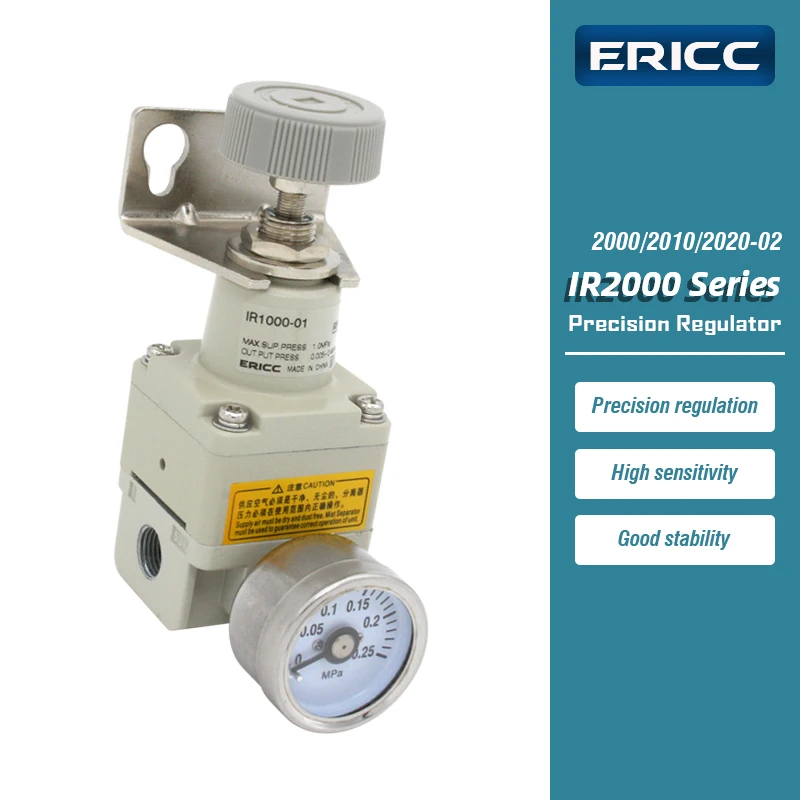 

IR2000-02 IR2010-02 IR2020-02 IR2020-02BG IR2000-02BG IR2010-02BG High precision pressure regulating valve air pressure reducer