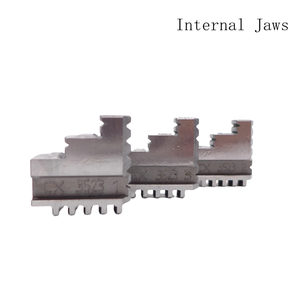 JINSLU Chuck Three jaws K11-80 K11 80 80mm 3 ''Chuck Internal or External Jaw Universal three-jaw Chuck 5 Teeth Mechanical lathe