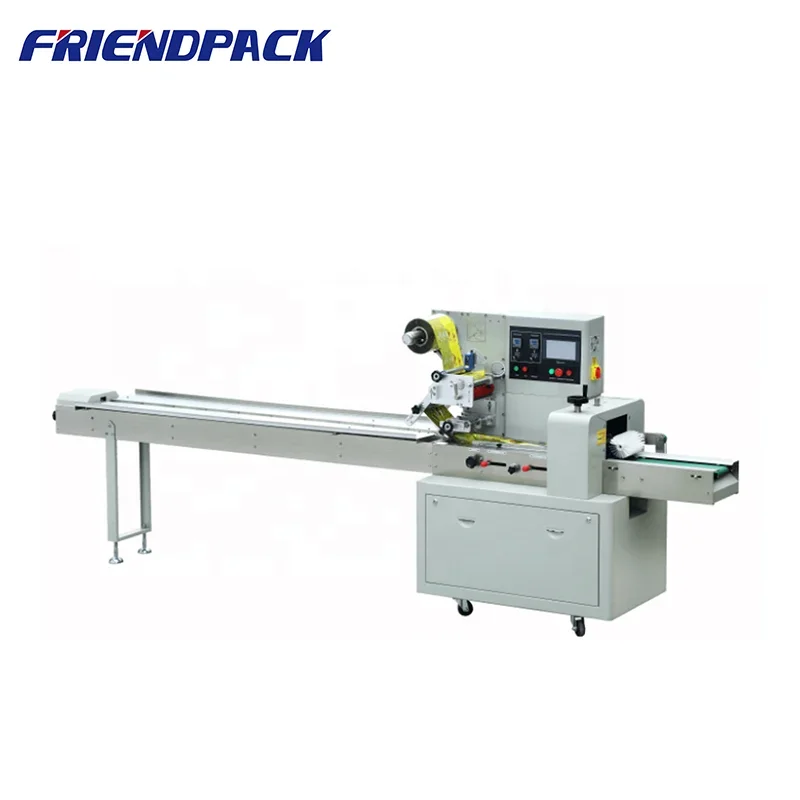 Factory Mini Flow Wrapping Machine Horizontal Form Fill Seal Flow Wrapper Pillow Packing Machine