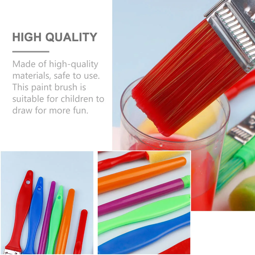 

14Pcs Students Paint Brush Set for Better Control in Tiny Details of Various Paintings Painting Oil Painting