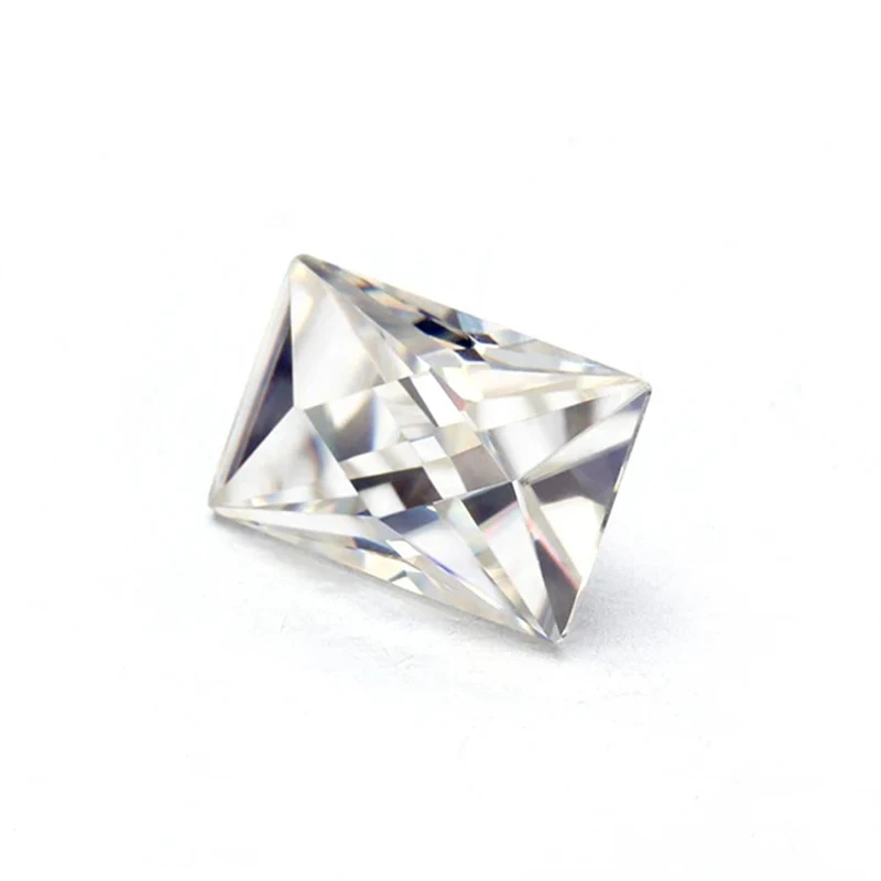 Batu permata Cheestar longgar Moissanites batu GH warna 4x6mm potongan Perancis Moissanites berlian batu