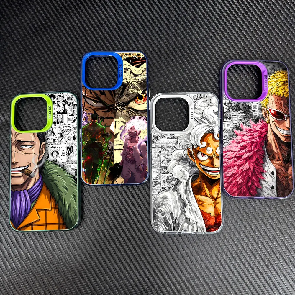 Shanks Luffy Doflamingo Case for Samsung Galaxy A55 A37 A12 A15 A54 A52 A17 A57 A11 A14 A16 A24 A51 A22 A32 A34 A53 Phone Cover