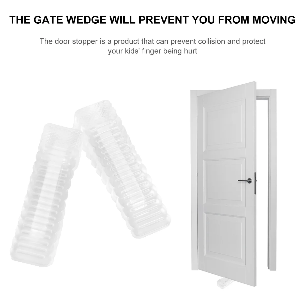 

8Pcs Door Stopper Practical Home Office Use Prevent Collisions Protect Fingers Door Stopper